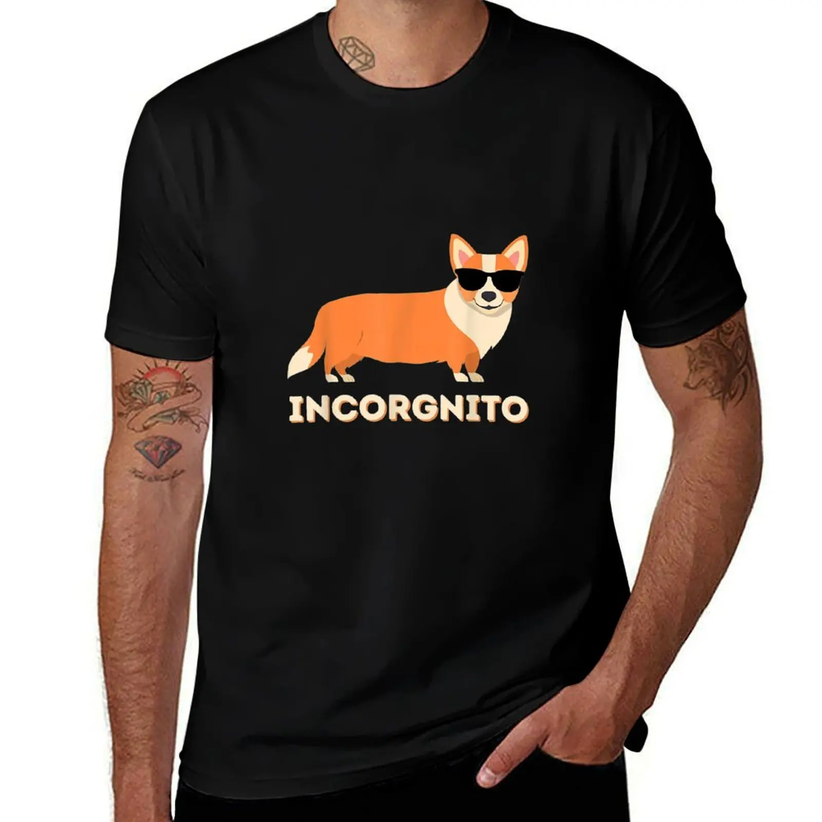 

Incorgnito Funny Welsh Corgi Owner Dog Lover T-Shirt anime t shirts oversize T-Shirt