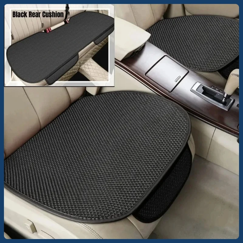 

Летний чехол для подушки автомобильного сиденья, дышащий ледяной шелк, нескользящая защитная подушка для автокресла, мужские и женские универсальные аксессуары для салона автомобиля