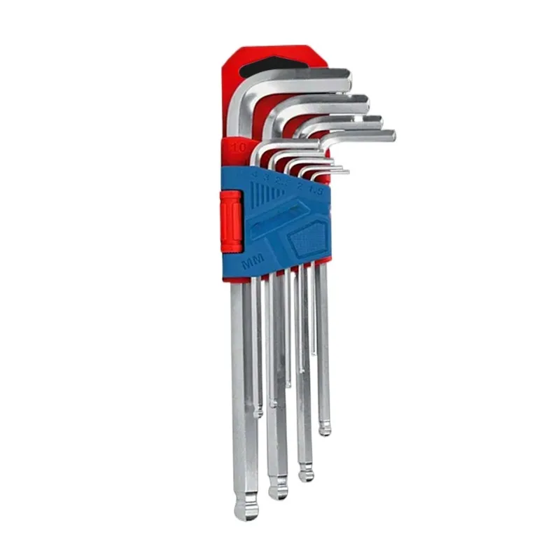 Hexagon Wrench Set, Hexagon Screwdriver Flat Head Ball Head Wrench High Hardness Chrome Vanadium Steel