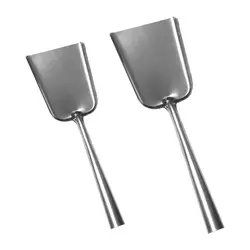 Cleaning Coal Shovel Stainless Steel Ash Shovel Fireplace Tool Sets Coal Shovel for BBQ Indoor Campfire Fireplace Wood Stoves