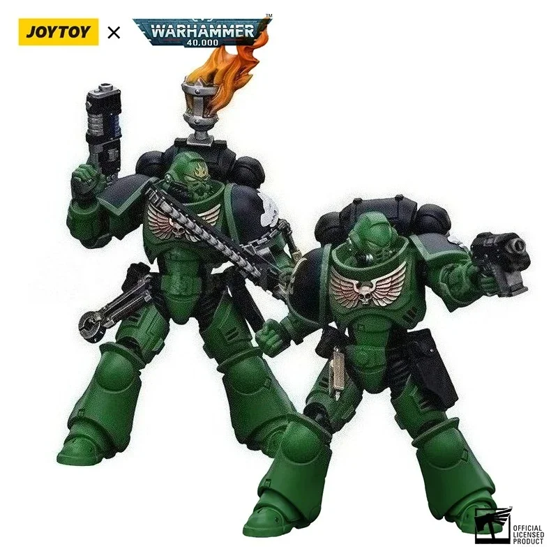 

100%Original JOYTOY 1/18 Action Figure 40K Salamanders Intercessors Sergeant Tsek'gan Brother Haecule Re-issue Version in Stock