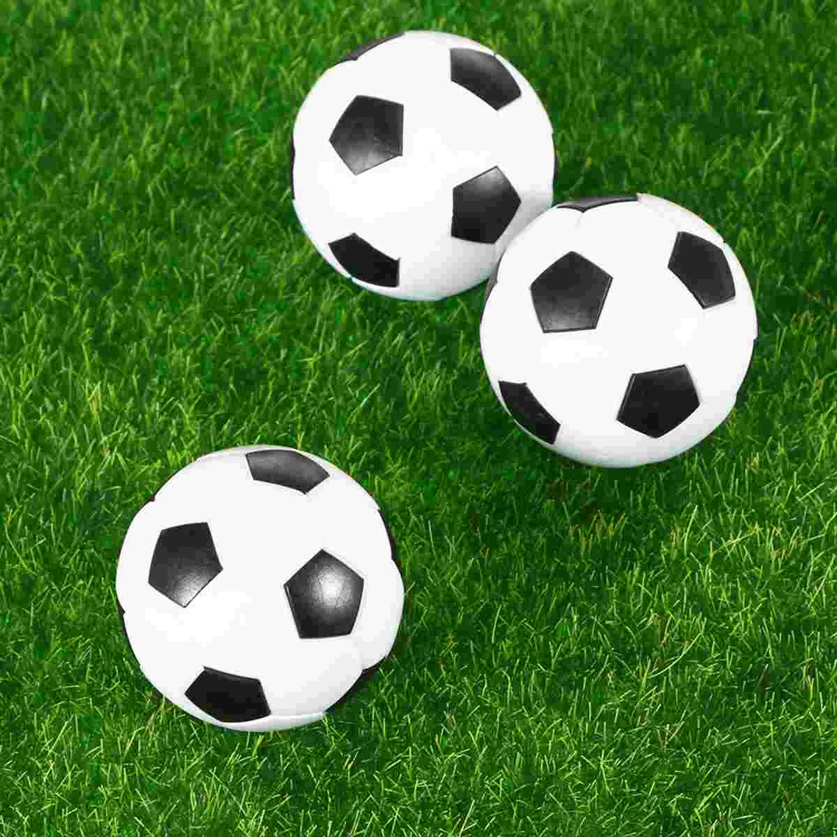 12 pçs bolas de futebol jogo de matraquilhos para crianças mesa 32mm 10 mesas brilho net futebol 36mm mini