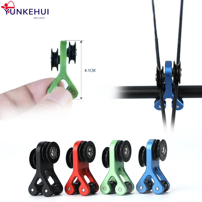 

Archery Bowstring Cable Slide Splitter Roller Glide Aluminum Alloy Compound Bow String Separator Hunting Shooting Accessories