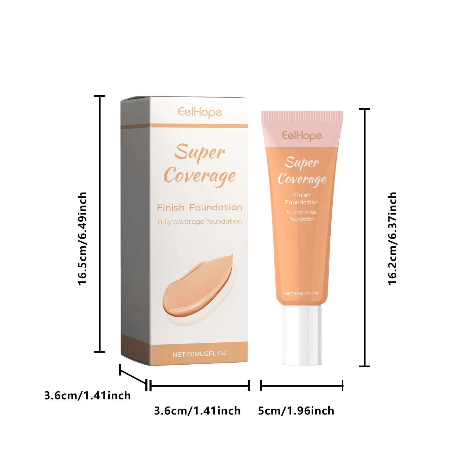 Moisturizing Liquid Foundation Long-last Deep Nourishing Oil Control Full Coverage Concealer BB Cream Matte Base Cosmetics Care