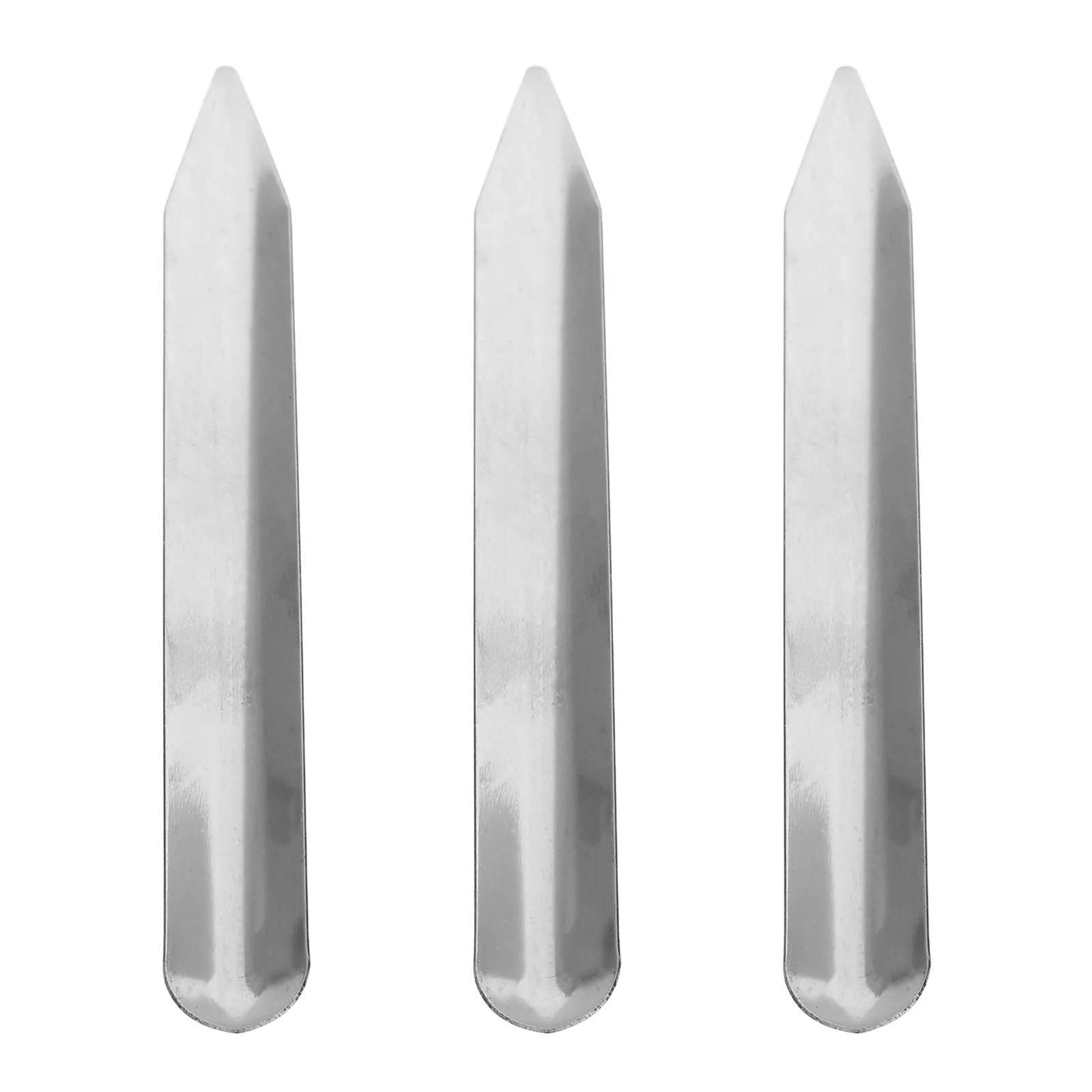 

3 Pcs Stainless Steel Jewelry Shovel Lab Powder Mixing Scoop Bar Classroom Tool Spatula Silver Dual-end
