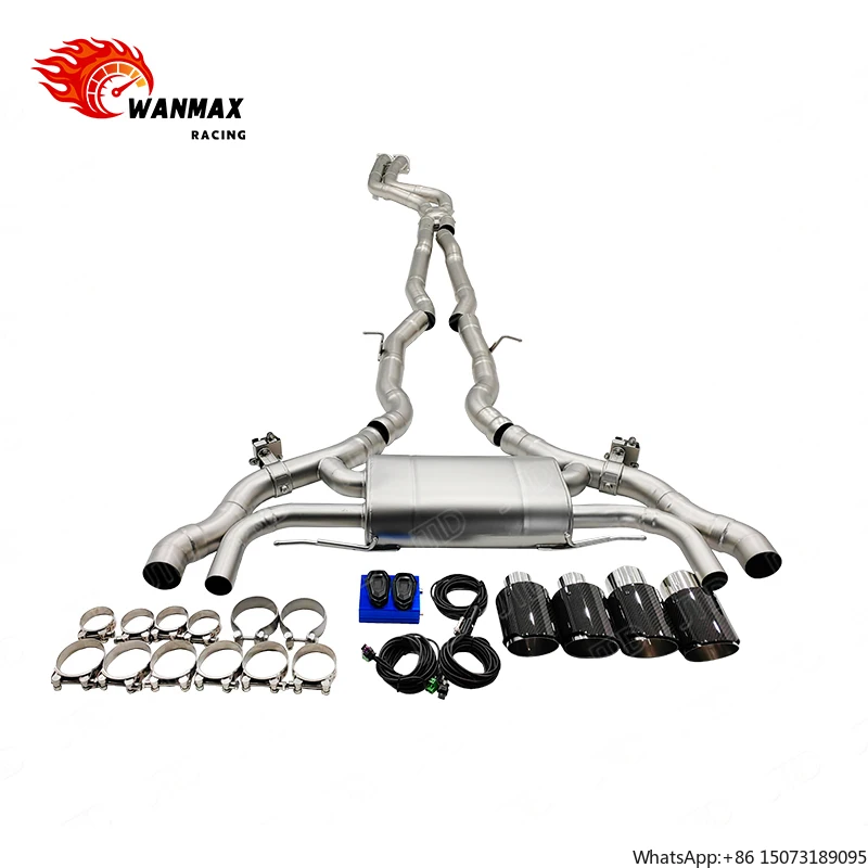 JTLD Performance Exhaust Valved Catback 304 Stainless Steel Valved Sport Exhaust System for 2019-2023  X3MX4M F97 F98 3.0T