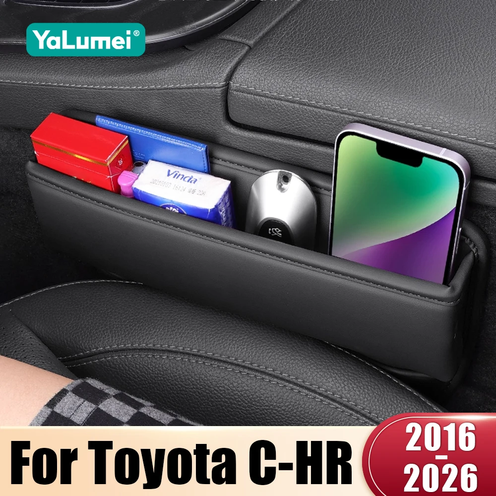 For Toyota C-HR CHR 2016 2017 2018 2019 2020 2021 2022 2023 2024 2025 2026 Car Seat Crevice Gap Organizer Leak Proof Storage Box