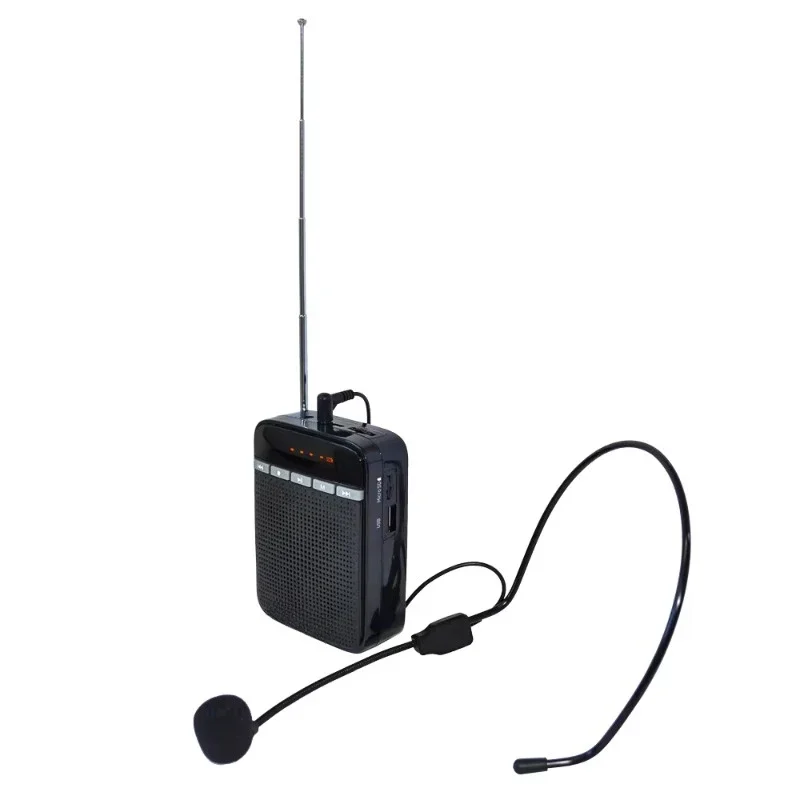 FM Radio Function Portable Trumpet Pro Audio Microphone Loudspeaker