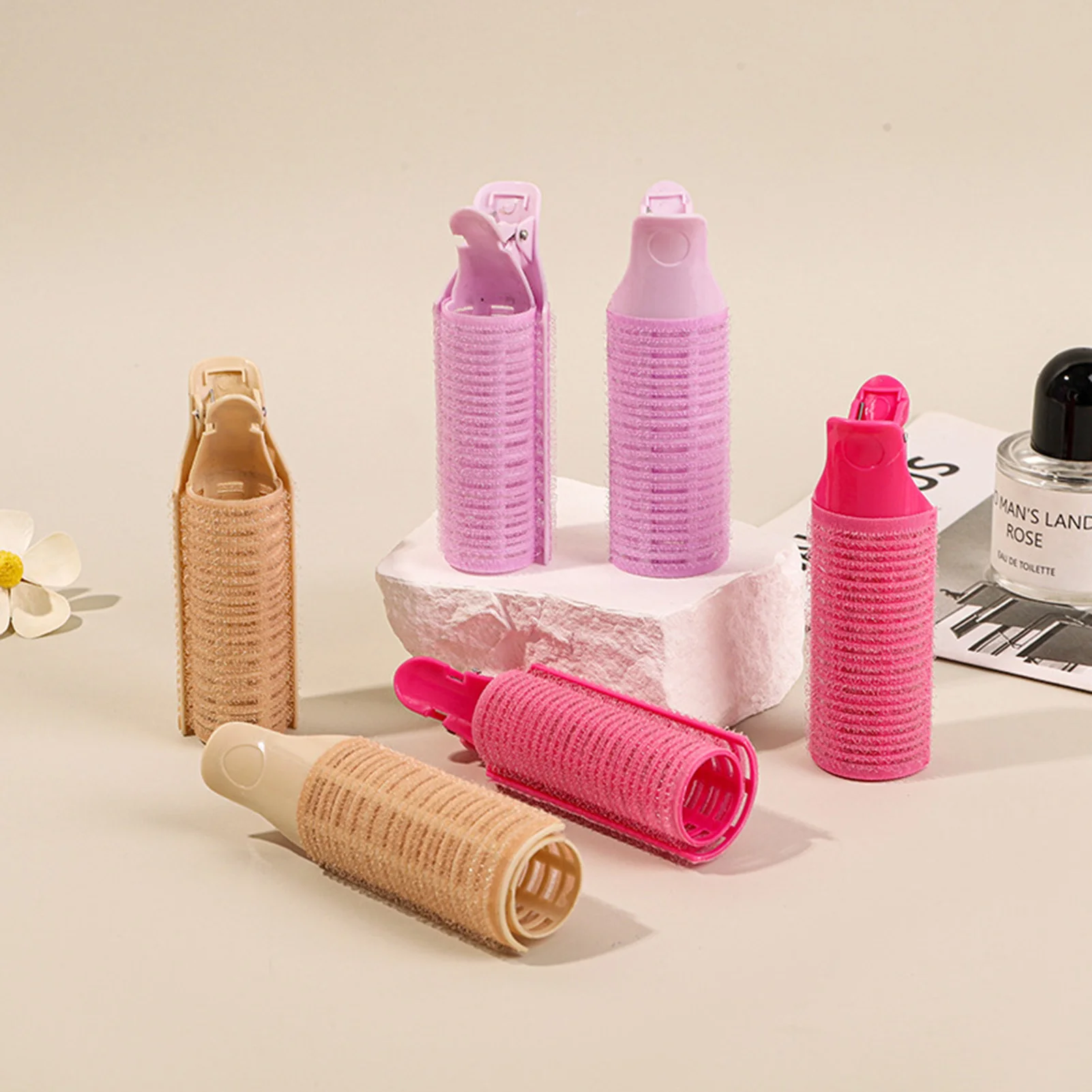 2pcs Air Bangs Curling Roller Elevate Hair Roots Volumize Hair Design Suitable for Thick Thin Hair Styling Accessories