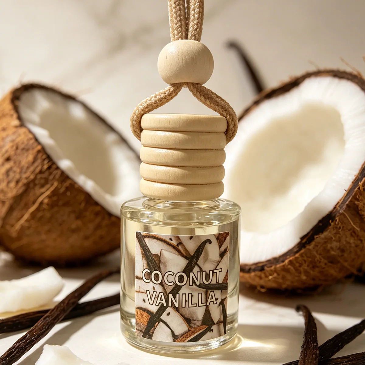 8ml car air freshener deodorizer, made with botanical essential oils, long-lasting fragrance. Multi-functional.