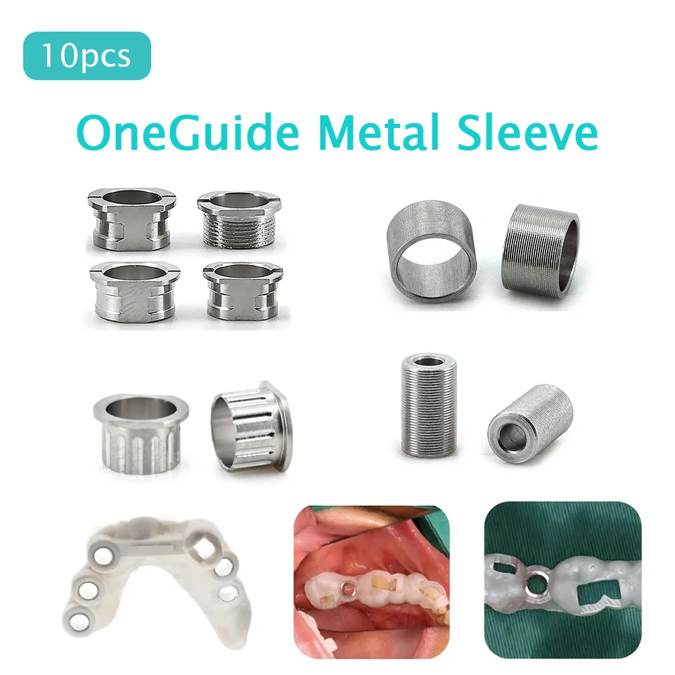 10pcs Dental Surgical Guide Sleeve for Osstem Dentium One Guide Metal Sleeve 1.5mm 5.0mm Titanium Alloy Sleeves Fast Shipping