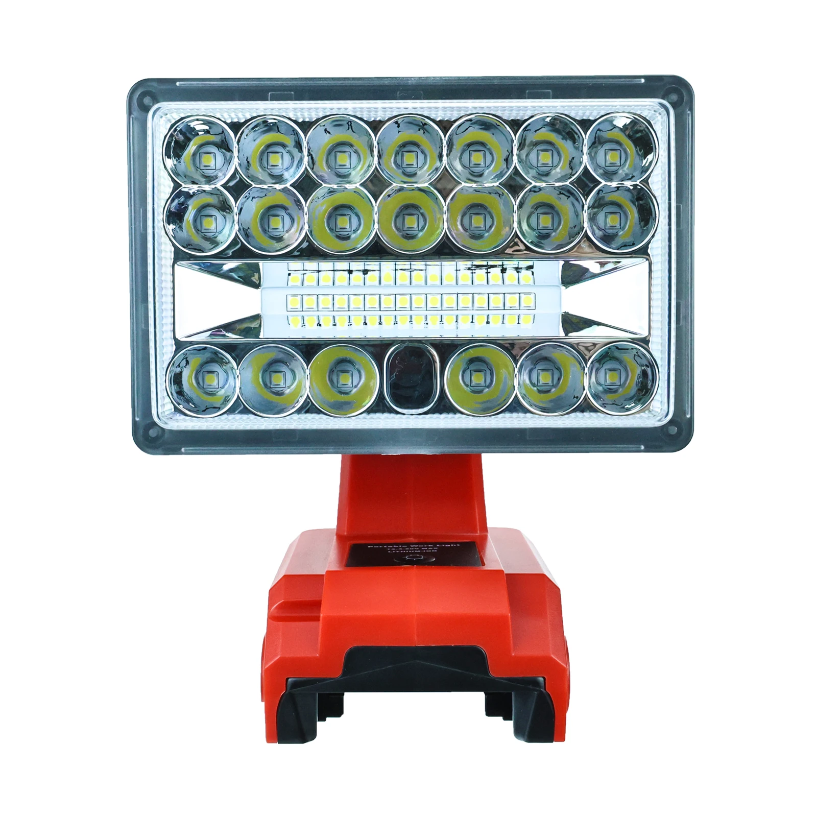 28W 2000LM LED Work Light for Milwaukee 14.4-20V Li-ion Battery Lamp Flashlight Outdoor Emergency Lighting with USB Type-C Port