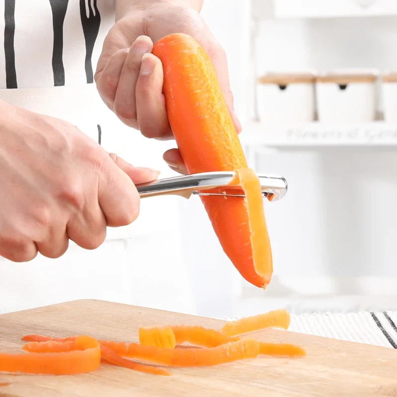 High-quality peeler for kitchen stainless steel rotating blade peeler super sharp fruit potato carrot essential kitchen tool