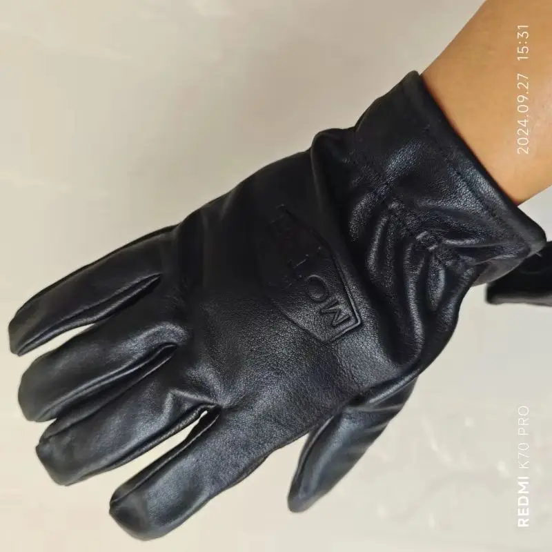 

Винтажные мотоциклетные кожаные перчатки с матовой поверхностью из воловьей кожи для мужчин и женщин, износостойкие мотоциклетные перчатки для кемпинга, тяжелые рабочие перчатки