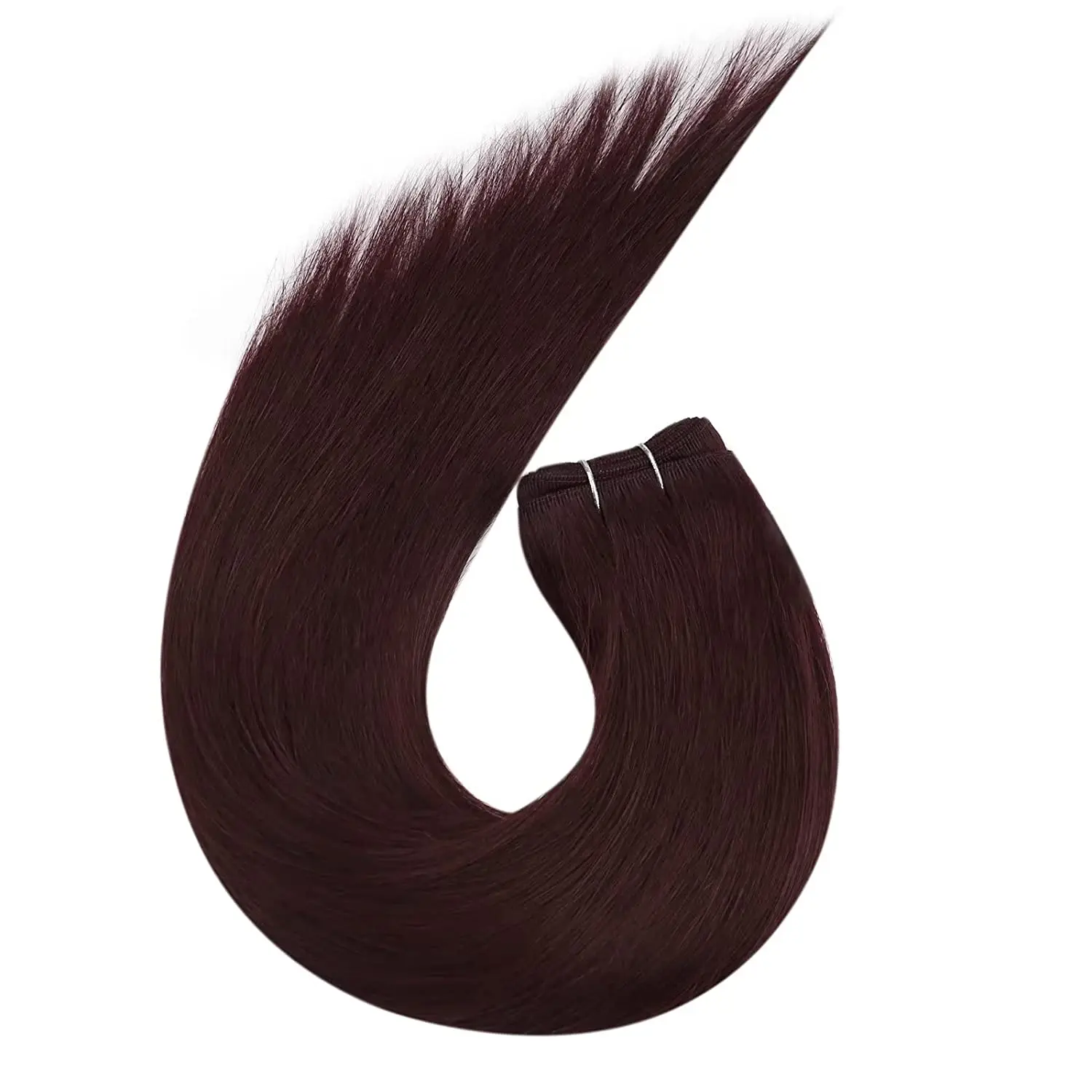 Moresoo Menselijk Haar Bundels Inslagen Naai In Blond Zwart Ombre 100 G/set Remy Braziliaanse Steil Haar Bundels Onzichtbare Extensions Moresoo Menselijk Haar Bundels Inslagen Naaien in Blond Zwart