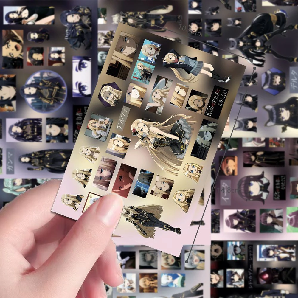 4/8Sheets The Eminence in Shadow Stickers Cid Kageno Mundane Mann Claire Kageno Sticker Laptop Scrapbooking Alexia Midgar Decal