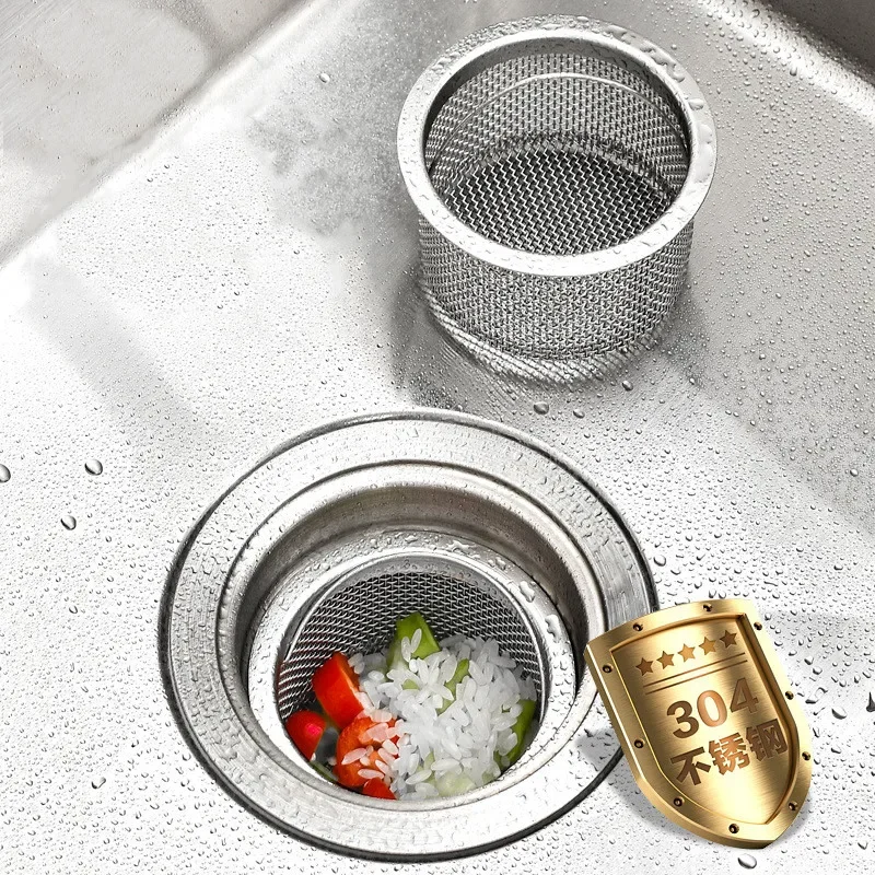 1PCS Stainless Steel Bathtub Hair Catcher Stopper Shower Drain Filter Trap Sink Strainer Basin Plug Kitchen Bathroom Accessories