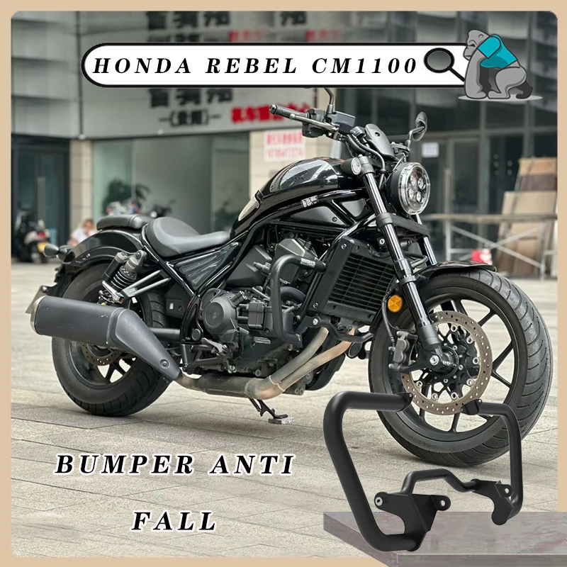 

Motorcycle Crash Bars Bumper Engine Guard Protector For Honda Rebel CM1100 engine crash bar bumper anti fall protection device