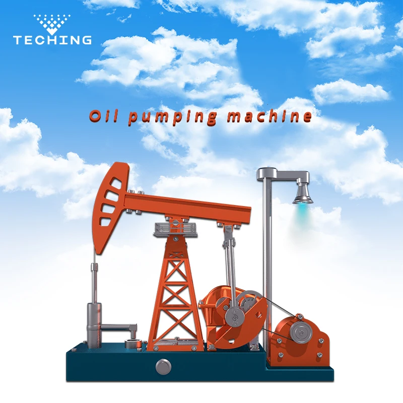 

Металлический электрический блок для перекачки масла, высокая имитация, набор моделей для сборки «сделай сам», высокопроизводительный насосный блок для любителей DIY