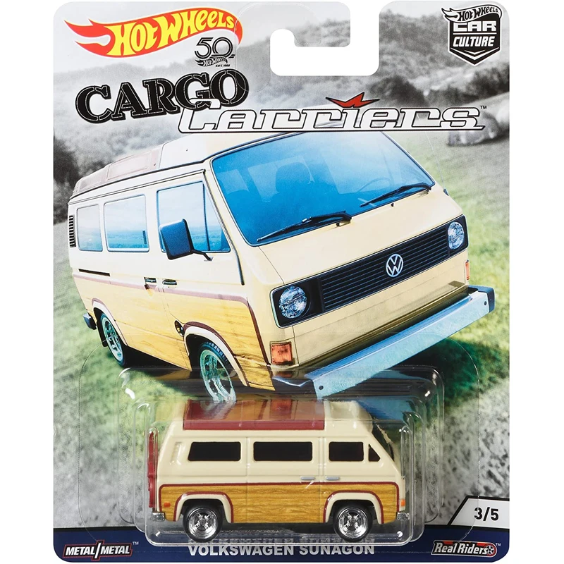 Hot Wheels CAR Culture Cargo Carriers Volkswagen SUNAGON Panel Bus Honda Odyssey Van Nissan Skyline Wagon 1:64 Diecast Car Toy