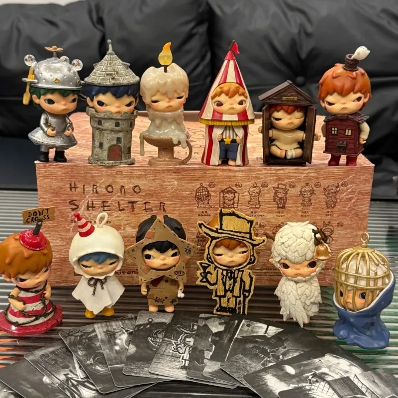 

Аутентичные POPMART Hirono Shelter Series слепая коробка игрушки модные декоративные предметы аниме экшн модная коллекция рождественских игрушек