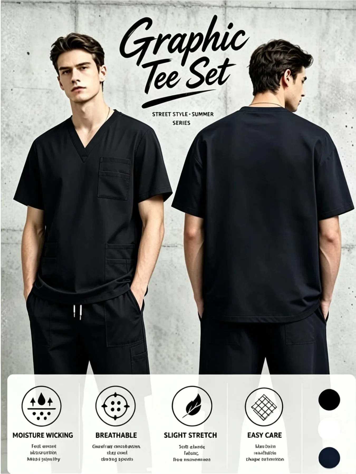 Comfortable Veterinary Multi Pocket Practical Workwear Suitable for Doctors Nurses and Staff in Hospitals and Clinics
