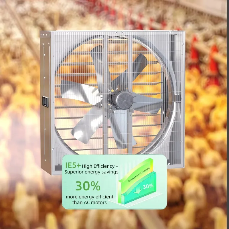 High Airflow Warehouse Factory Hammer Ventilation Fan Push Pull Poultry Farm Fan Chicken Greenhouse Ventilation Exhaust Fan