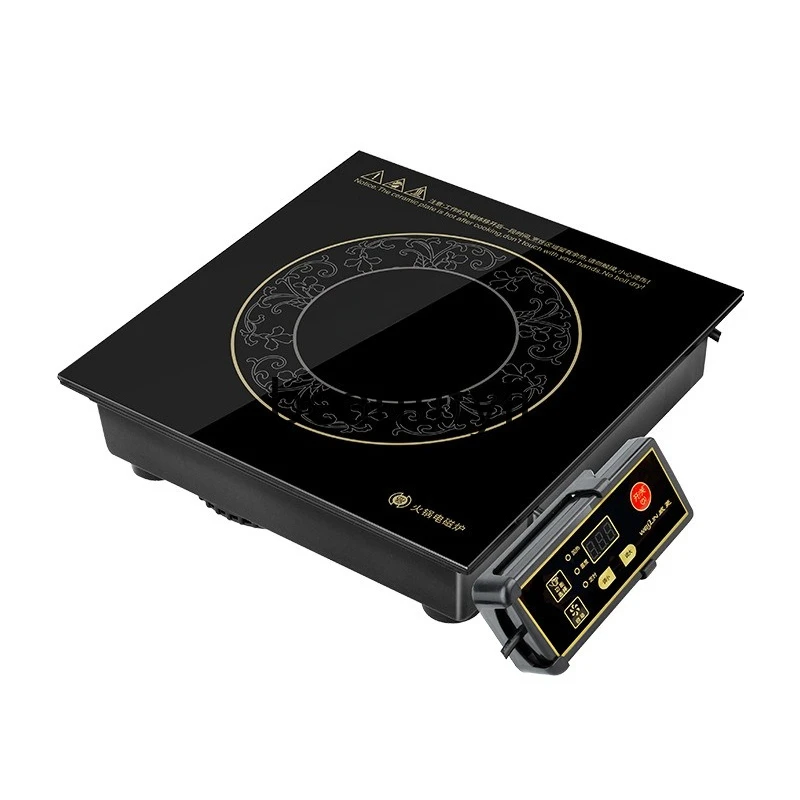 

Fire boiler induction cooker embedded square commercial multi-person