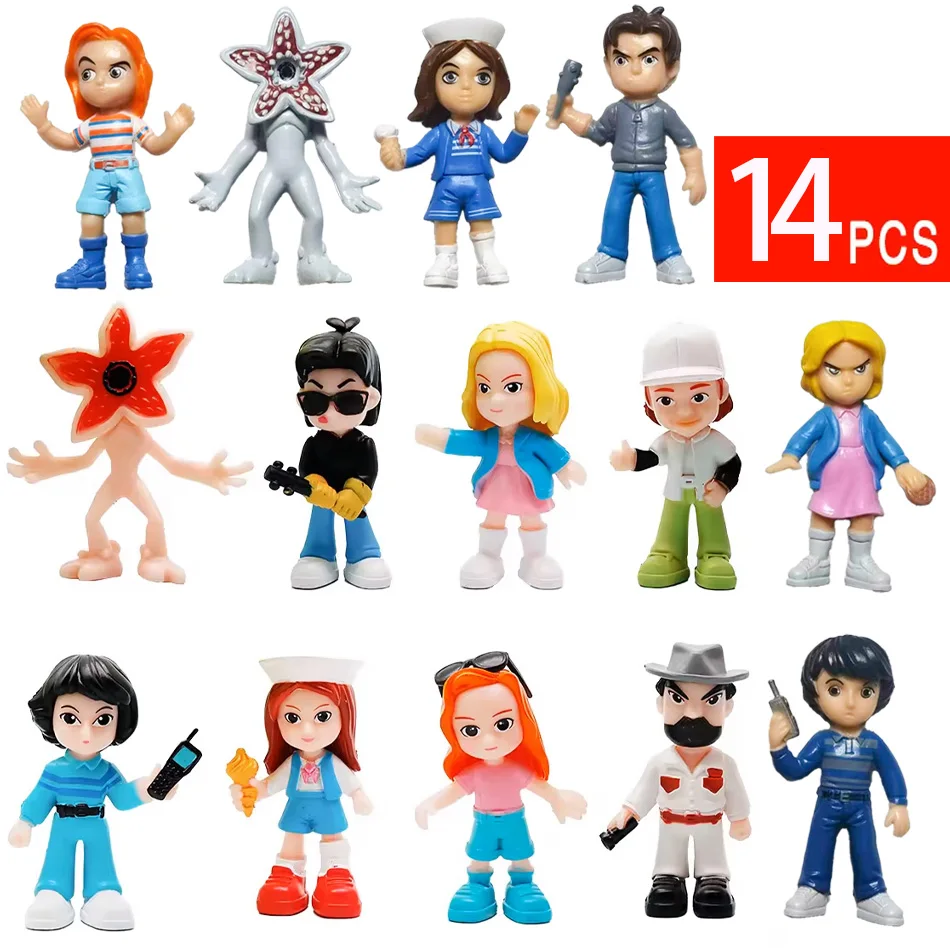 

Hot Selling Stranger Figure Toys Dustin Vinyl Figure PVC Collection Doll Model Toys for Children Birthday Gift