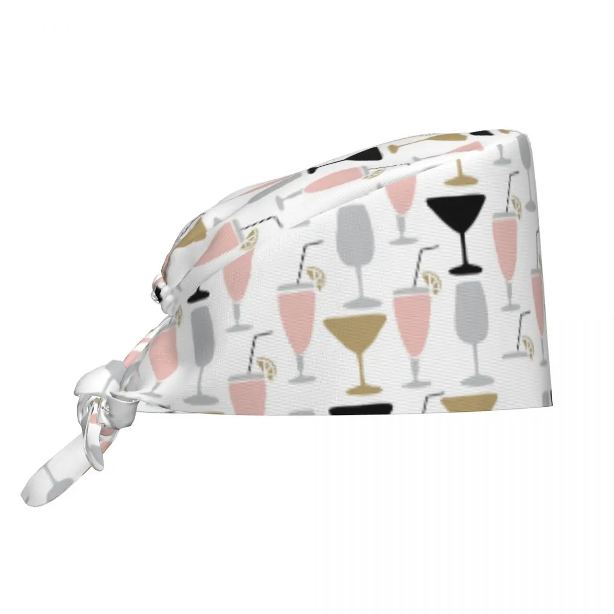 Me encanta bicicletas y cerveza, bicicleta de montaña, ciclismo, cuidado de enfermera, gorros quirúrgicos, gorros de trabajo de enfermería para el cuidado de mascotas, sombrero