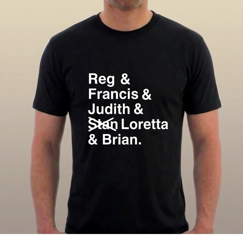 T-shirt du Front populaire de Judea Monty Python Life of Brian PFJ Sillytees