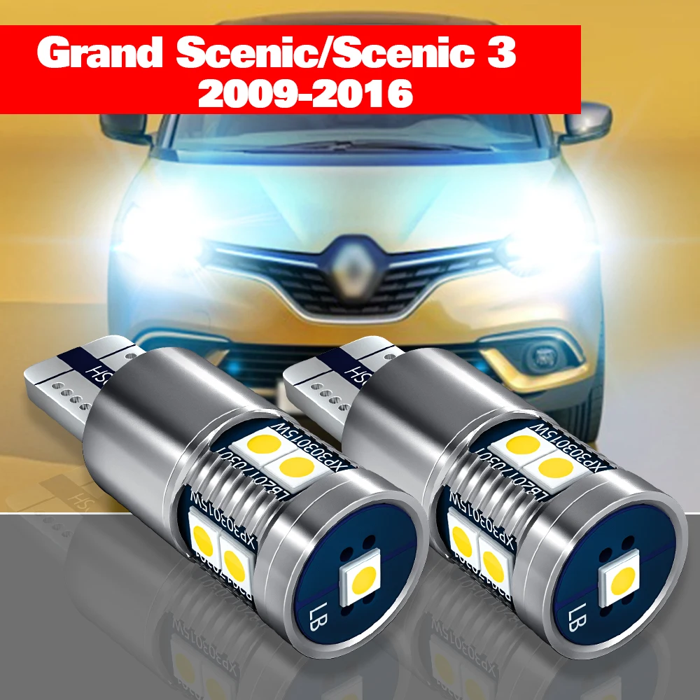 

For Renault Scenic Grand Scenic 3 2009-2016 2pcs LED Parking Light Clearance Lamp Accessories 2010 2011 2012 2013 2014 2015