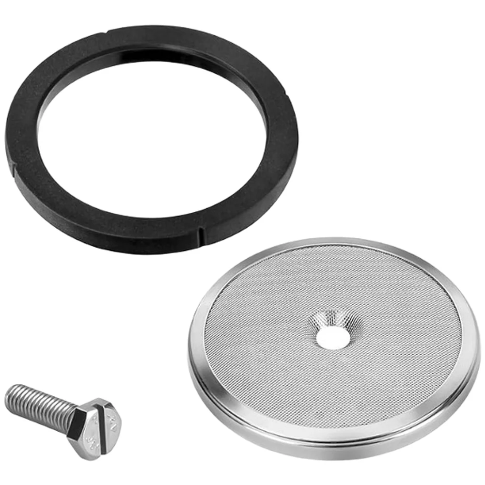 2pcs Stainless Steel Shower Screen And Silicone Seal Ring Set For Nuova Oscar Coffee Machine Brew Head Gasket Parts