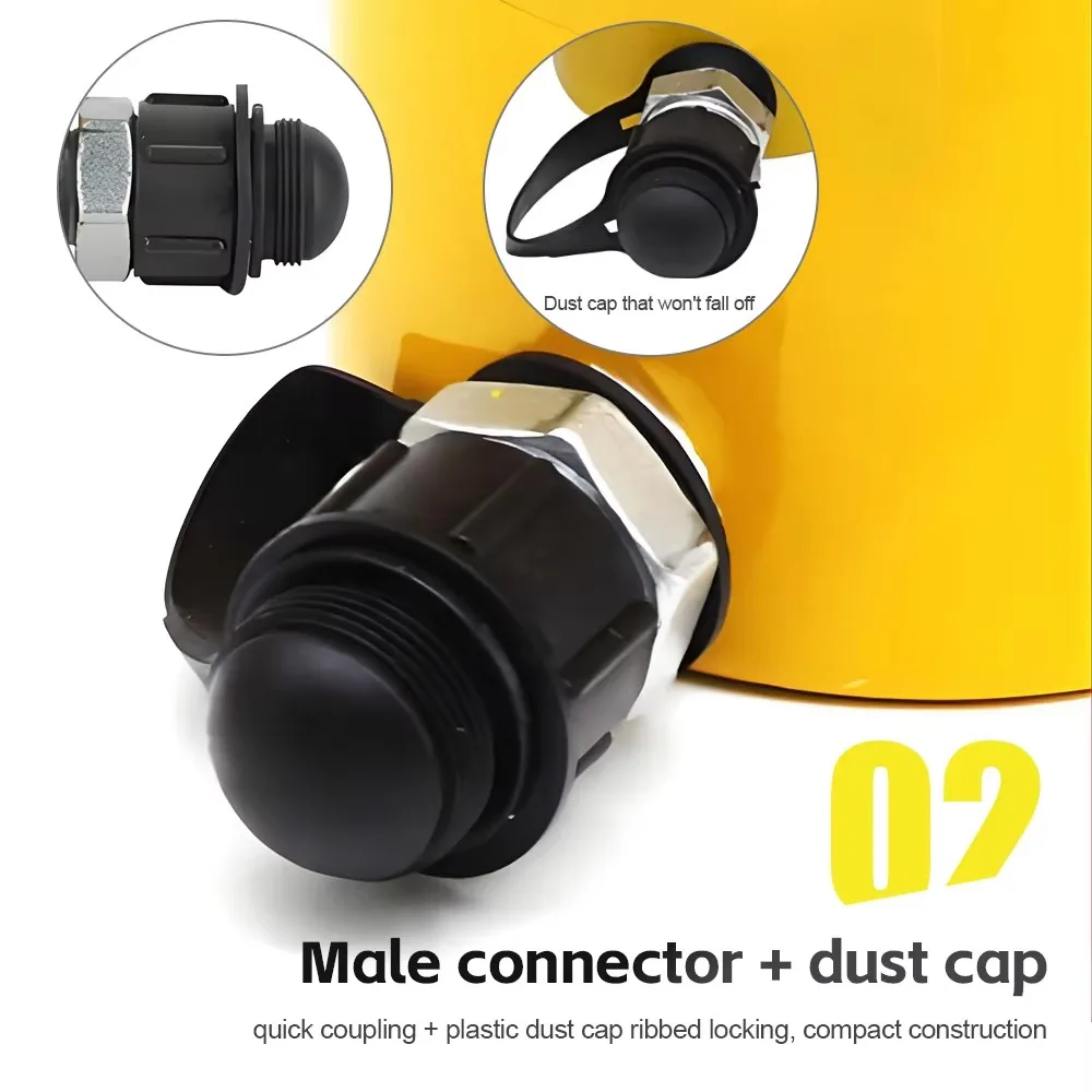10T 30T 50T Hollow Plunger Hydraulic Cylinder Jack Single Acting Ram Cylinder Heavy Duty Lifting Tool