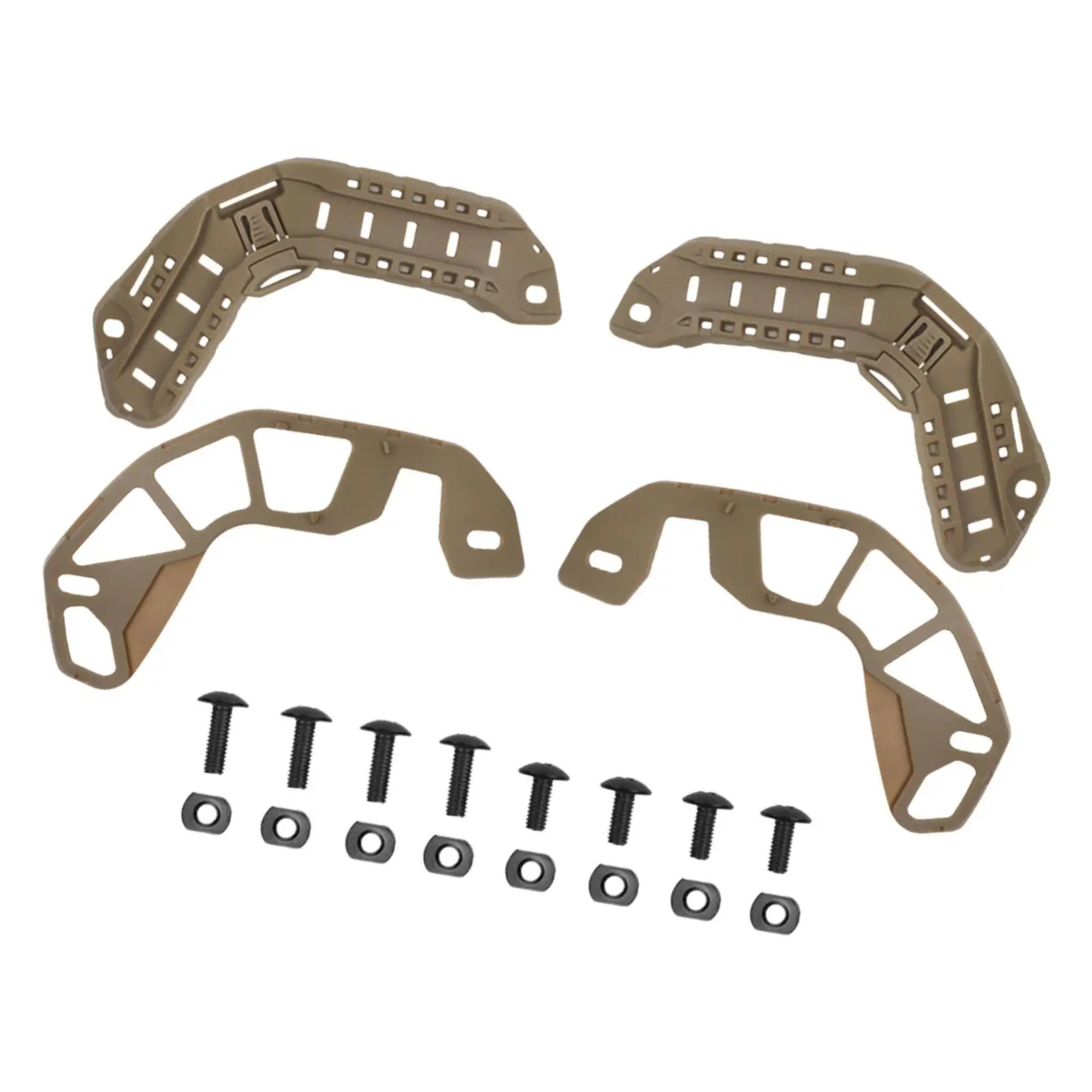 Helmet Rail Connector Nylon Easy Installation Helmet Upgrade Parts