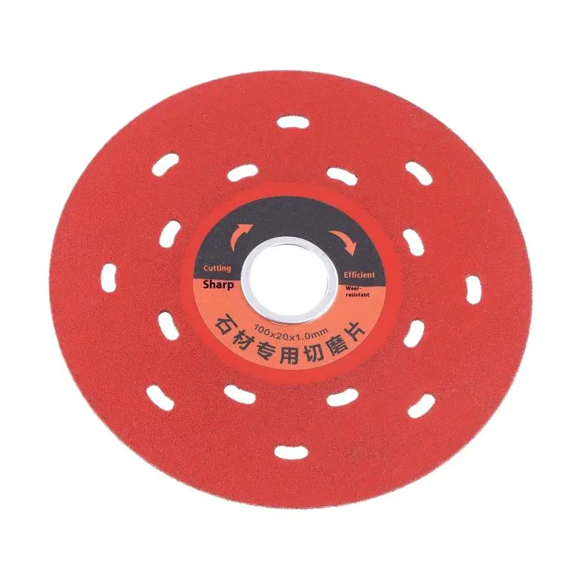 Multi-hole Design 4-inch 100mm Cutting Grinding Discs Vacuum Brazed Saw Blade Tile Grinder Blade For Metal Wood PVC Pipes