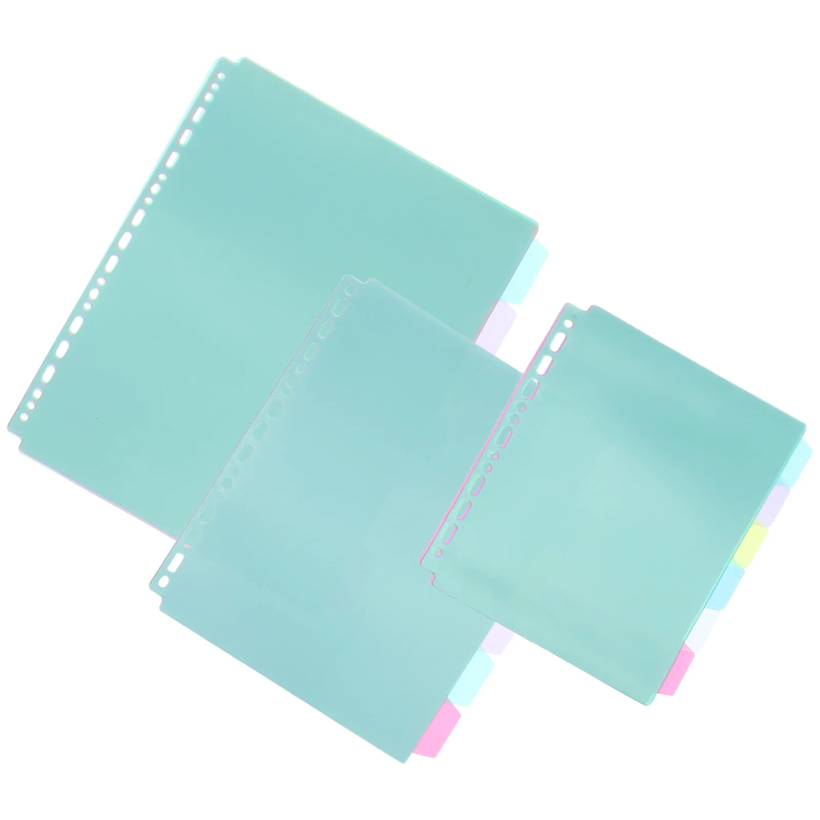 

3 Sets Pp Binder Dividers Detachable Notepad Tabs Aesthetic Book Markers Paper Dividers For Notebook Diary Presentation