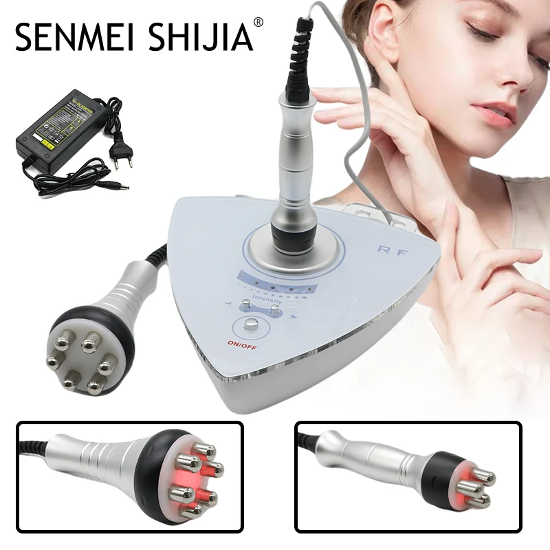 

2 in 1 RF Radio Frequency Beauty Machine Eye Skin Care Tool Skin Rejuvenation Skin Tighten Face Lifting Body Face Massager