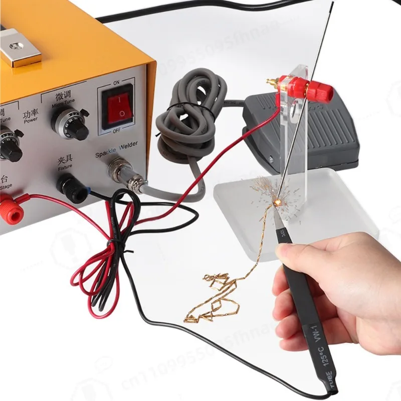 Spot Welder Accessories: Foot Switch, Handheld & Bench Welding Torch, Power Cord, Auxiliary Parts for Jewelry Spot Welder