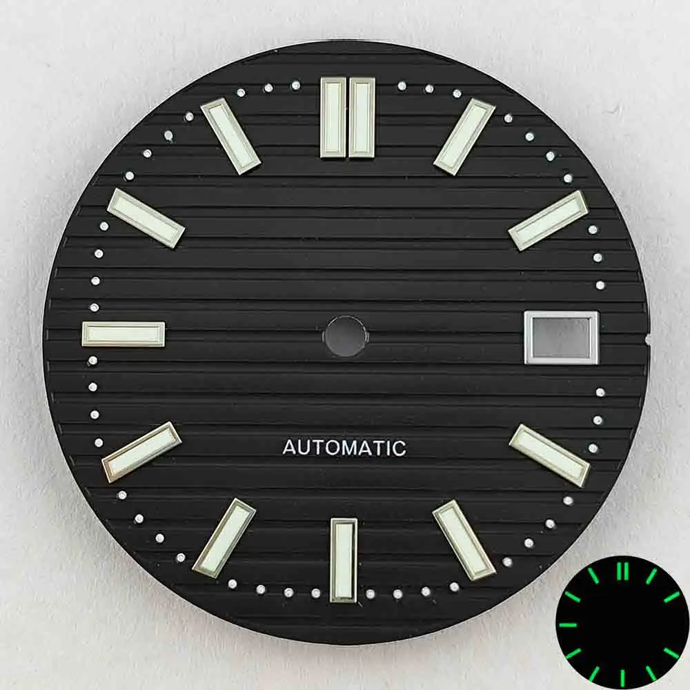 Quadrante dell'orologio NH35 da 29,8 mm adatto per l'attacco del logo personalizzato del quadrante dell'orologio con movimento NH35