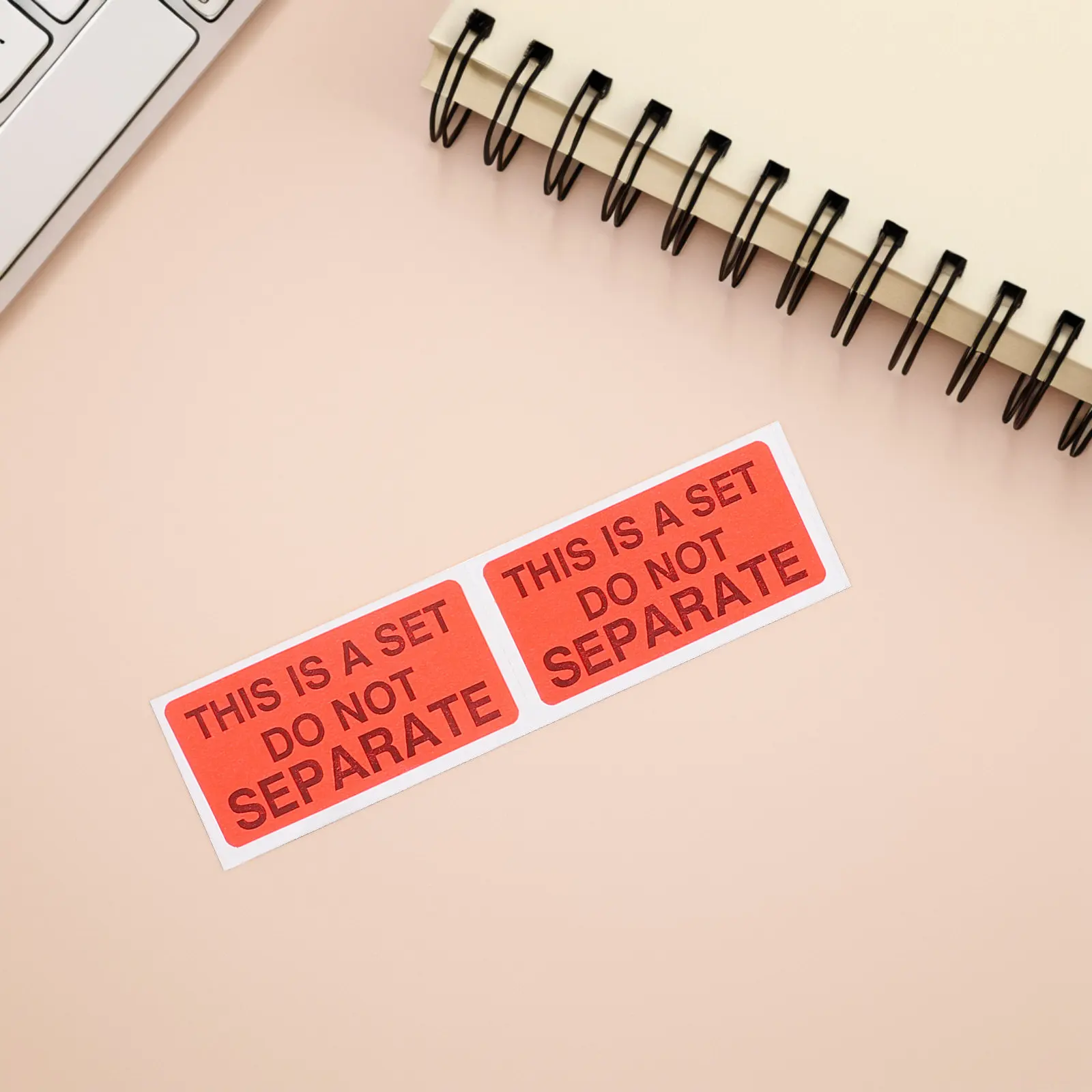 

500Pcs Do Not Separate Stickers Fluorescent Red Packaging Shipping Transport Labels 2x0.98 Inch Permanent Adhesive Freight