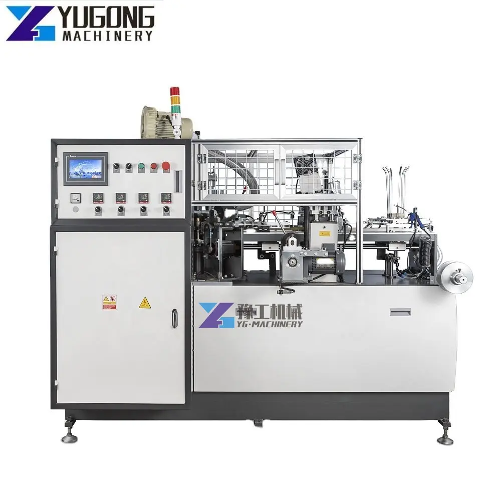 Automatic Tea Coffee Paper Cup Machine Prices Paper Products Manufacturing Machinery Ultrasonic Sealing Paper Cup Machine