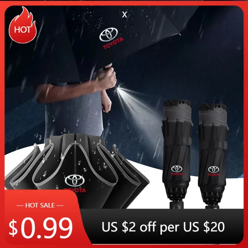 

Для Toyota 2026 Горячие колпаки-концентраторы Автоматический светодиодный светильник 10 ребер Ветрозащитные зонтики для Toyota GR Sport Gazoo Racing Yaris 86 Corolla H