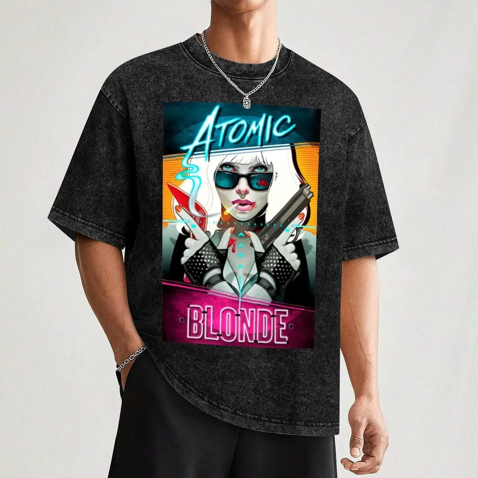 تي شيرت ملصق أشقر ذري هدية للمعجبين، هدية للرجال والنساء، عيد الهالوين، عيد الشكر، تي شيرت عيد الميلاد