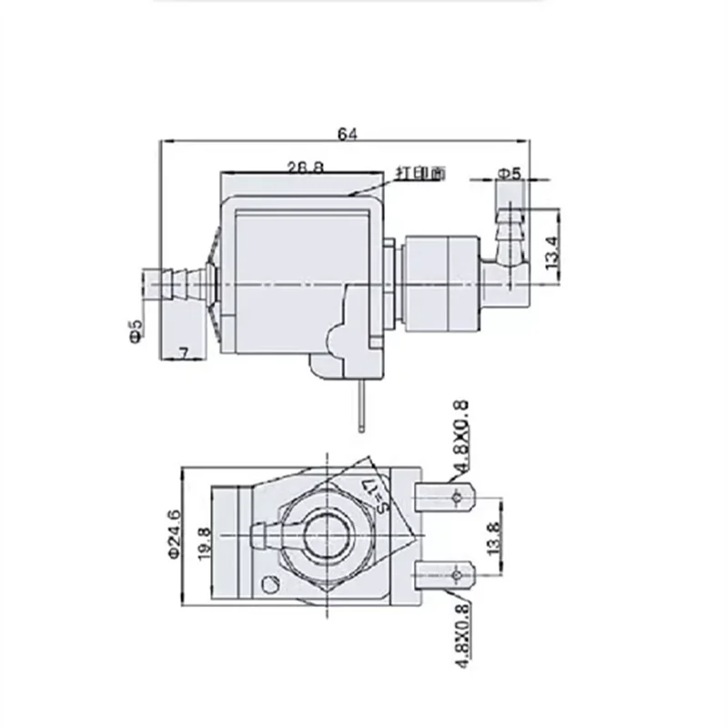 Elektromagnetische Magnet Pumpe für Irons JYPC-8 220V Zu 240V 15W Steam Mop Garment Steamer Kaffee Maschine Ventil teile