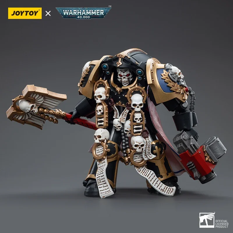 JOYTOYWarhammer 40K Ultramarines Terminator Chaplain Brother Vanius 1:18 Actionfigur Anime Militärmodell Spielzeug Ornament