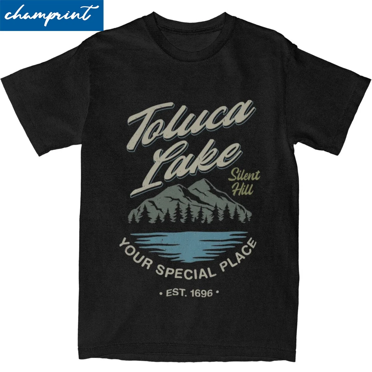 Toluca Lake Silent Hill T-Shirts for Men Women Vintage 100% Cotton Tee Shirt Round Collar Short Sleeve T Shirts Gift Idea Tops