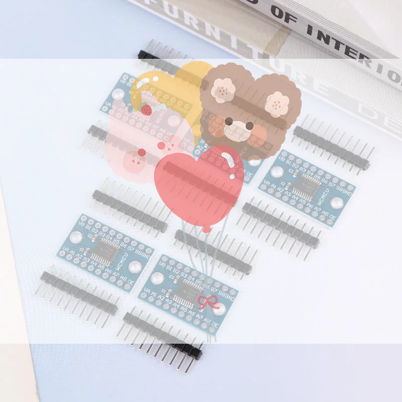 1/3/5pcs 8-Channel Level Conversion Module TXS0108E Module 8 Channel Logic Level Converter Bi-Directional High Speed Full Duple
