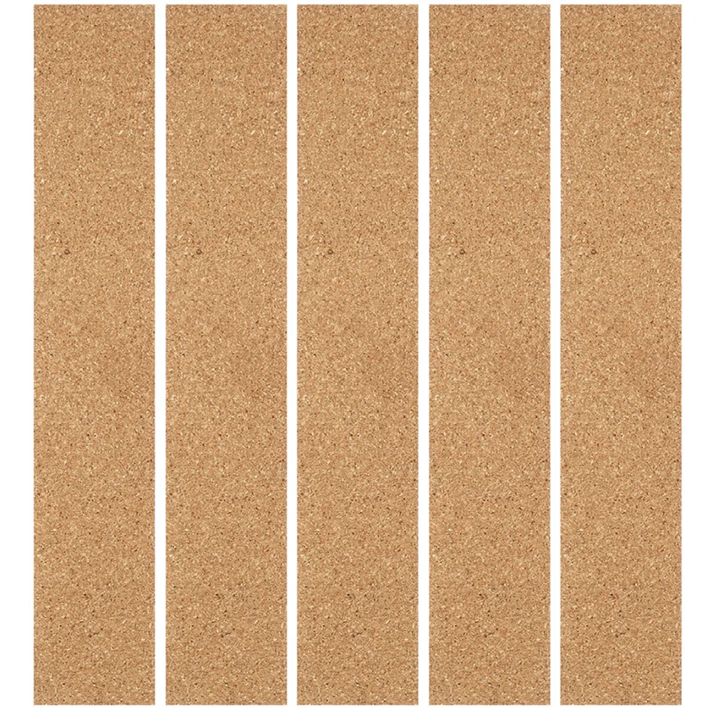 

4pcs Soft Cork Wall Strips Natural Frameless Bulletin Board For Office Home Self-Adhesive Cork Board Strips Display Notice