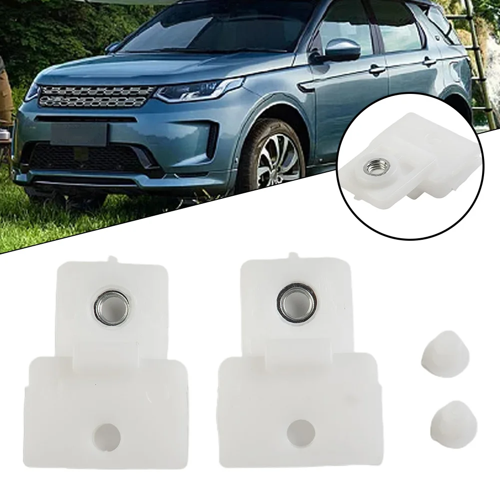 2pcs White Door Glass Track Clip For Isuzu For D-Max For Holden 1 Pair LH+RH Window Regulator Guide Replacement Parts